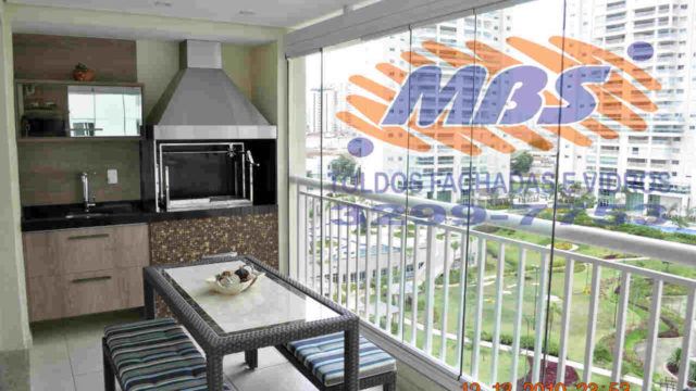 Manutenção SOS Conserto de Sacada de Vidro Santos SP MBS