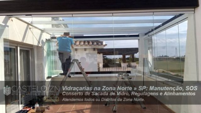 Manutenção de Sacada de Vidro Conserto SOS Parque Souza Aranha Zona Norte São Paulo