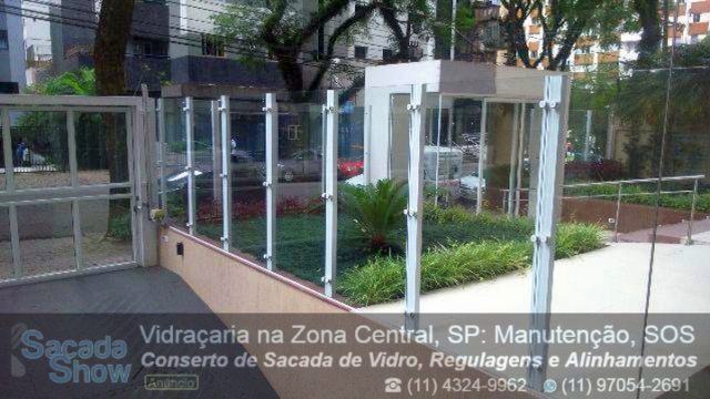 SOS Manutenção Conserto de Sacada de Vidro Glicério