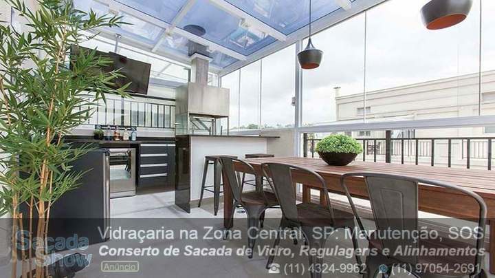 SOS Manutenção Conserto de Sacada de Vidro Vila Deodoro